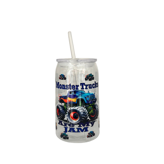 Monster Truck Acrylic 470ml (16oz) Can Cup