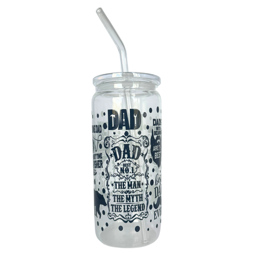 Dad Black 600ml (20oz) Can Cup