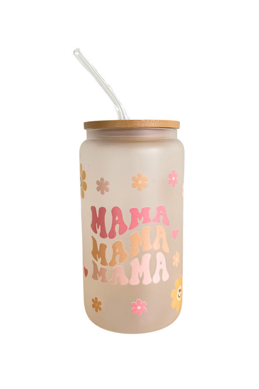 DISHWASHER SAFE Mama Frosted 500ml (16oz) Can Cup