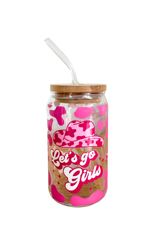 Let's Go Girls Pink Cowgirl 470ml (160z) Can Cup