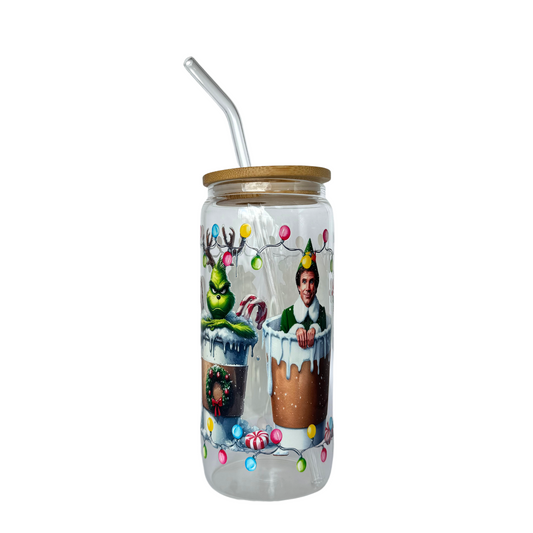 Christmas Characters 600ml (20oz) Can Cup