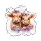 Highland Cow Duo Car Air Freshener