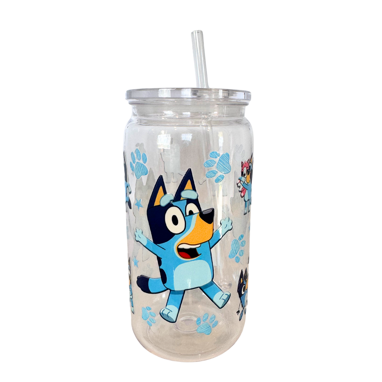 Blue Dog 1 Acrylic 500ml (16oz) Can Cup