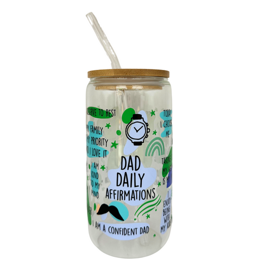 Dad Daily Affirmations (16oz) Can Cup