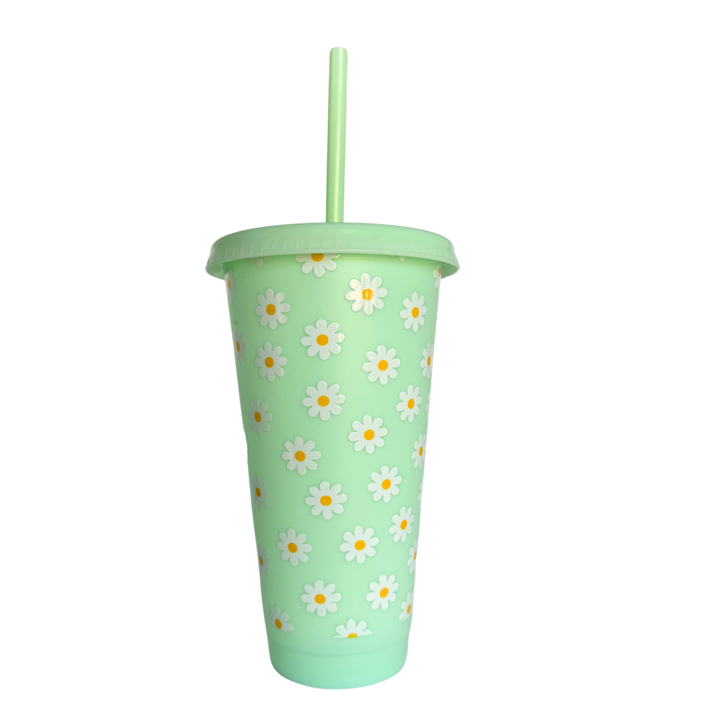 Daisy Green 700ml Plastic Tumbler