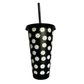 Daisy Black 700ml Plastic Tumbler