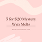 5 pack Mystery Wax Melts